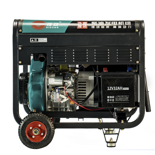 10KVA SINGLE THREE PHASE OPEN FRAME DIESEL GENERATOR