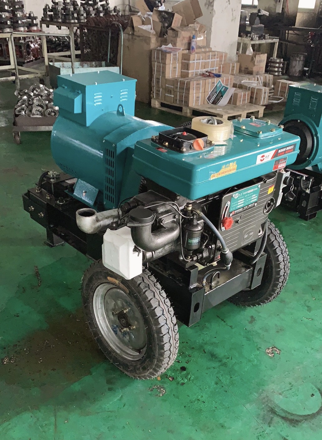 XIDONG Elite diesel generator with trailer.