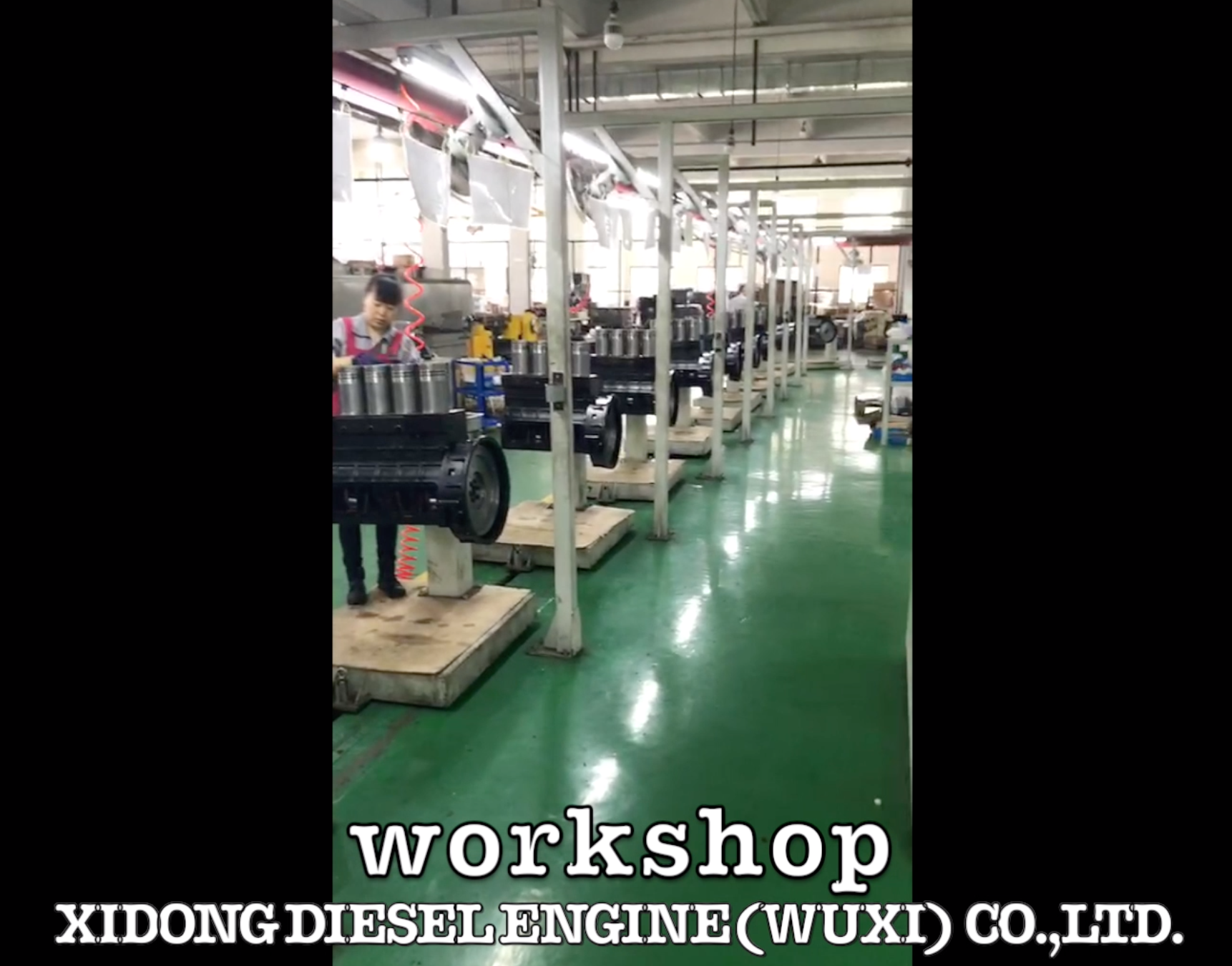 WORKSHOP OF ENGINE FACTORY